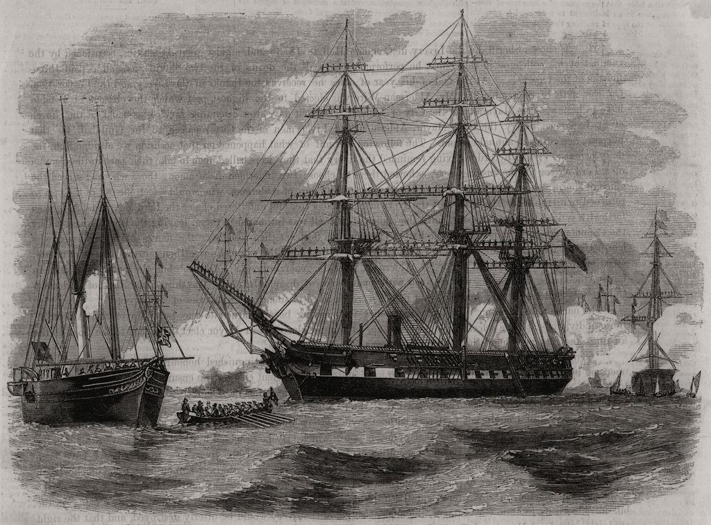 Prince Alfred's going on board the